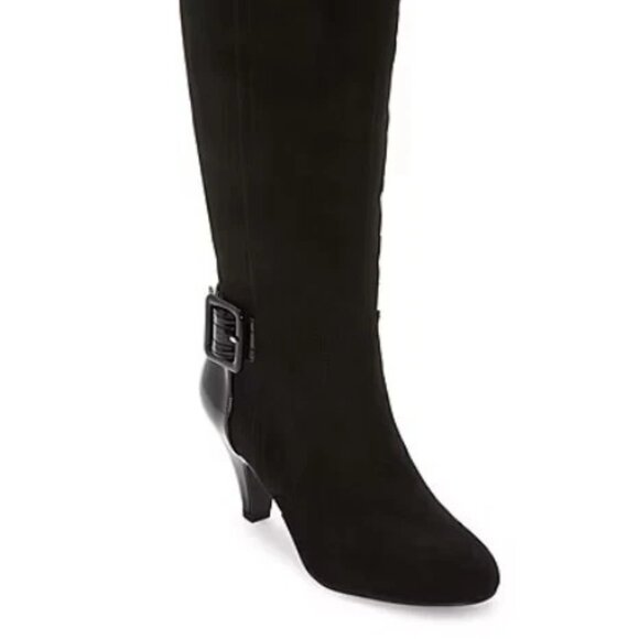 east 5th Savio Women’s Cone Heel Dress Boots Black Sz 7 M MSRP $95 - Picture 1 of 6